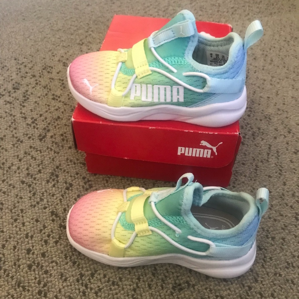 PUMA Kids' Gradient Pastel Slip-On Sneaker - Multicolor